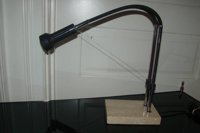 Italian Arredoluce Adjustable Table Lamp by Angelo Lelli