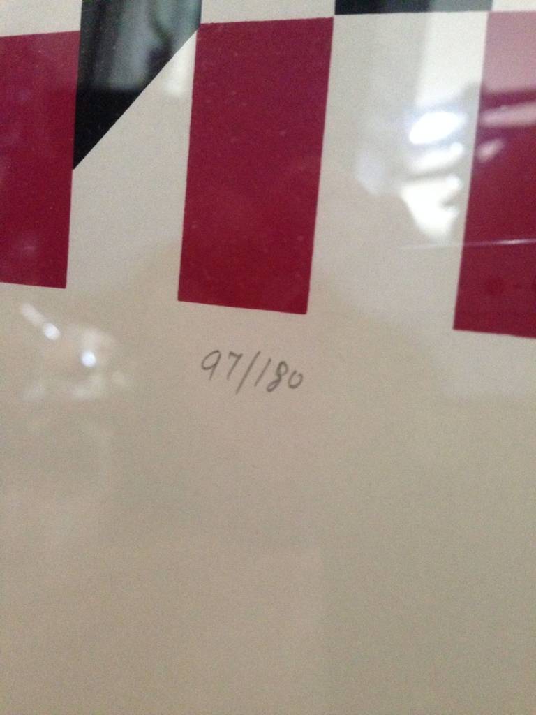 Yaacov Agam Pencil Signed and Numbered Mid Century Lithograph 1
