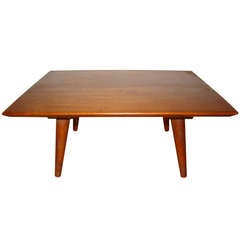 Paul McCobb Mid Century Unusual Low Bench Table