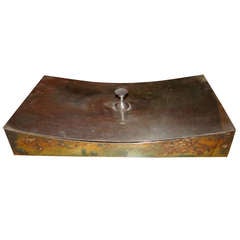 Bonwit Teller Silverplate Sculptural Italian Lidded Box
