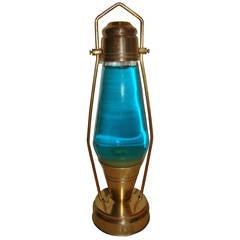 Retro Coach Lantern Copper Mid-Century Lava Lamp