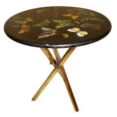 Piero Fornasetti Butterflys Occasional Tripod Table