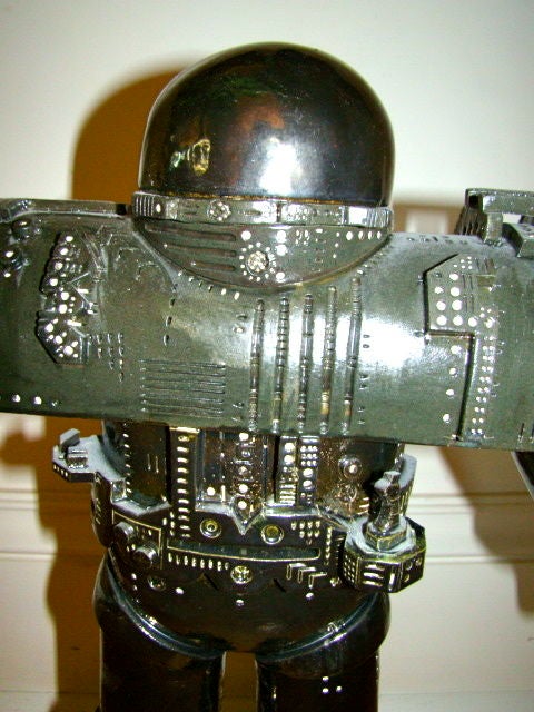 American Pottery Mid Century Robot Table Sculpture 1