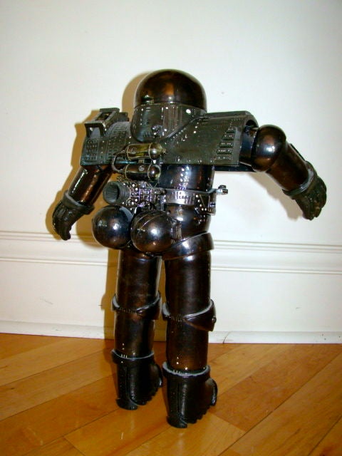 American Pottery Mid Century Robot Table Sculpture 3