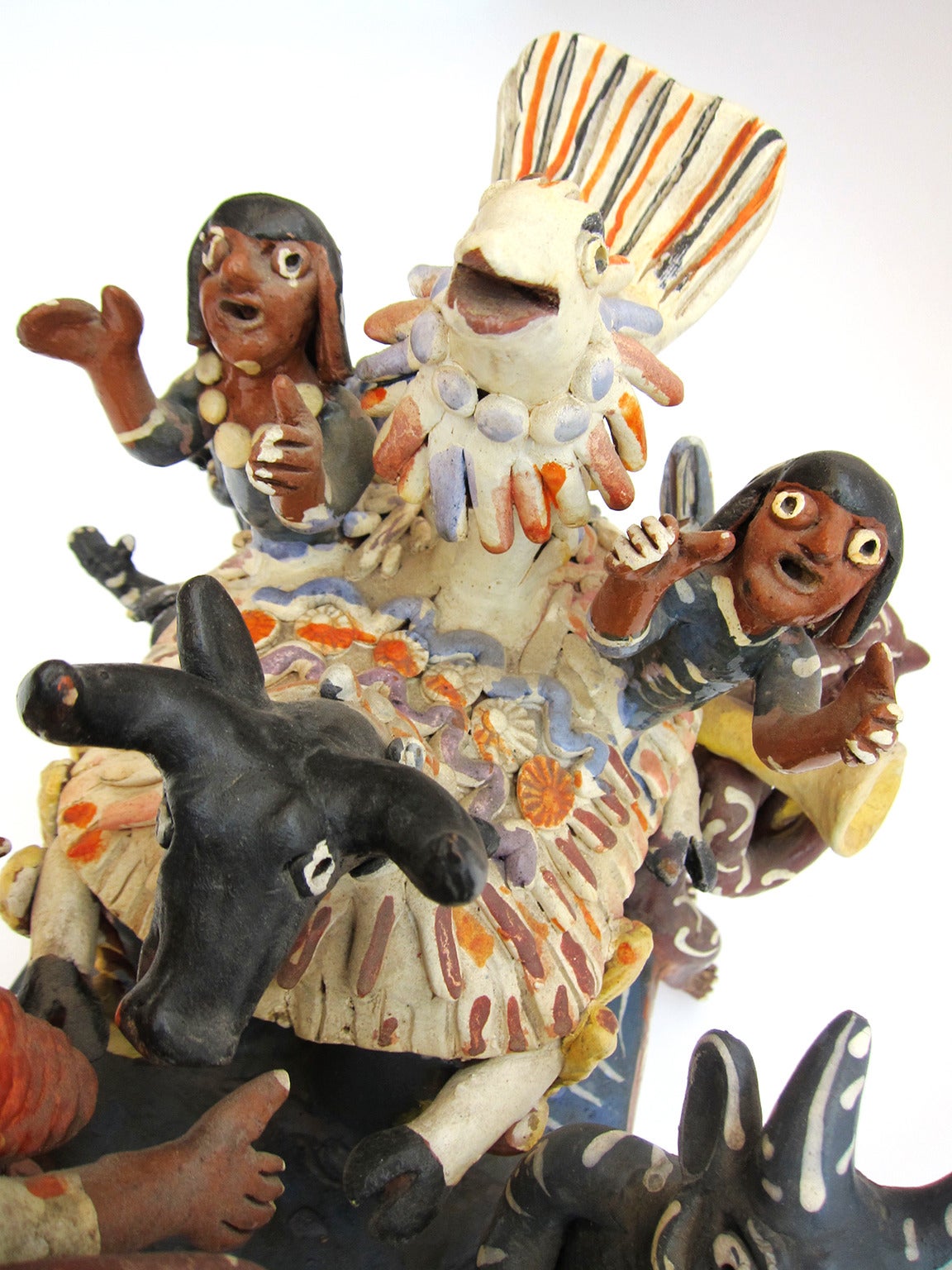 Late 20th Century Pottery Tableau, Ocumicho