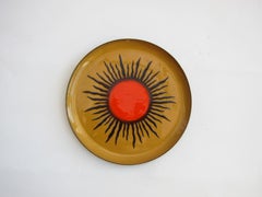 Vintage Enameled Plate - Pineda