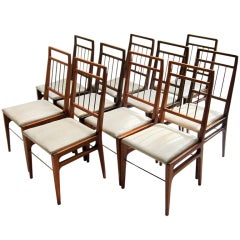 Set 10 Mid-Century Dining Chairs