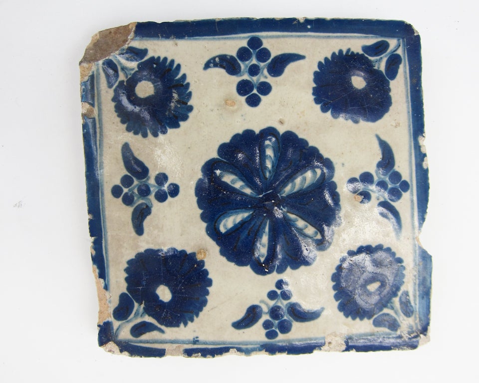 Earthenware Lot Talavera Tiles, Puebla