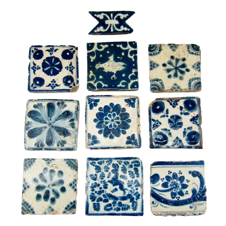 Lot Talavera Tiles, Puebla