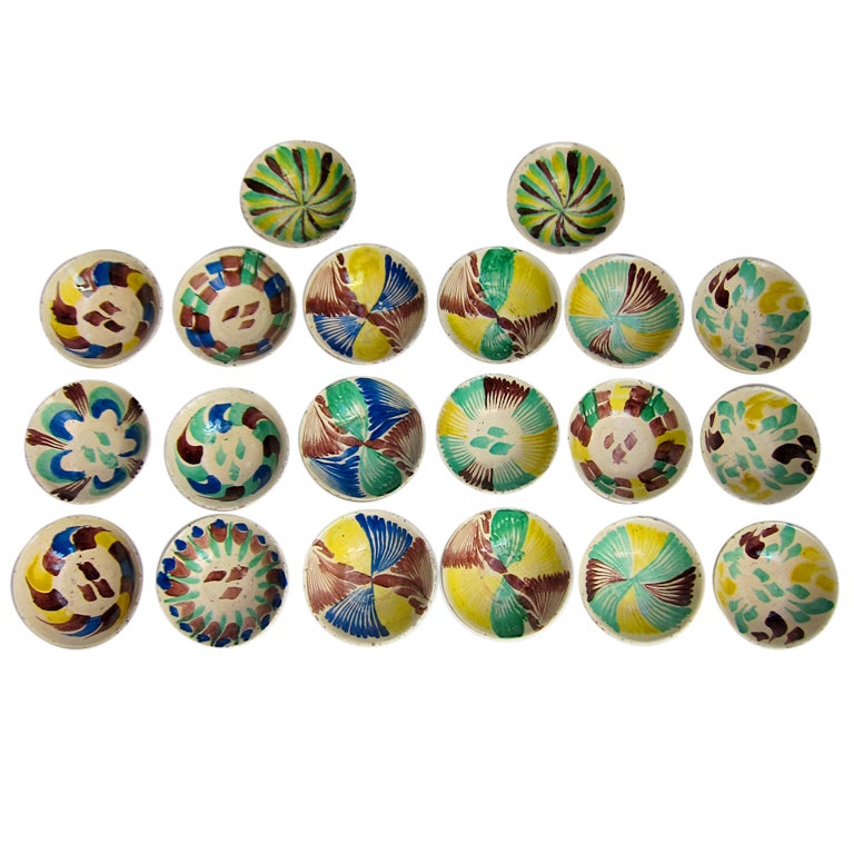 Collection Mid-Century Bowls, Aguas Calientes