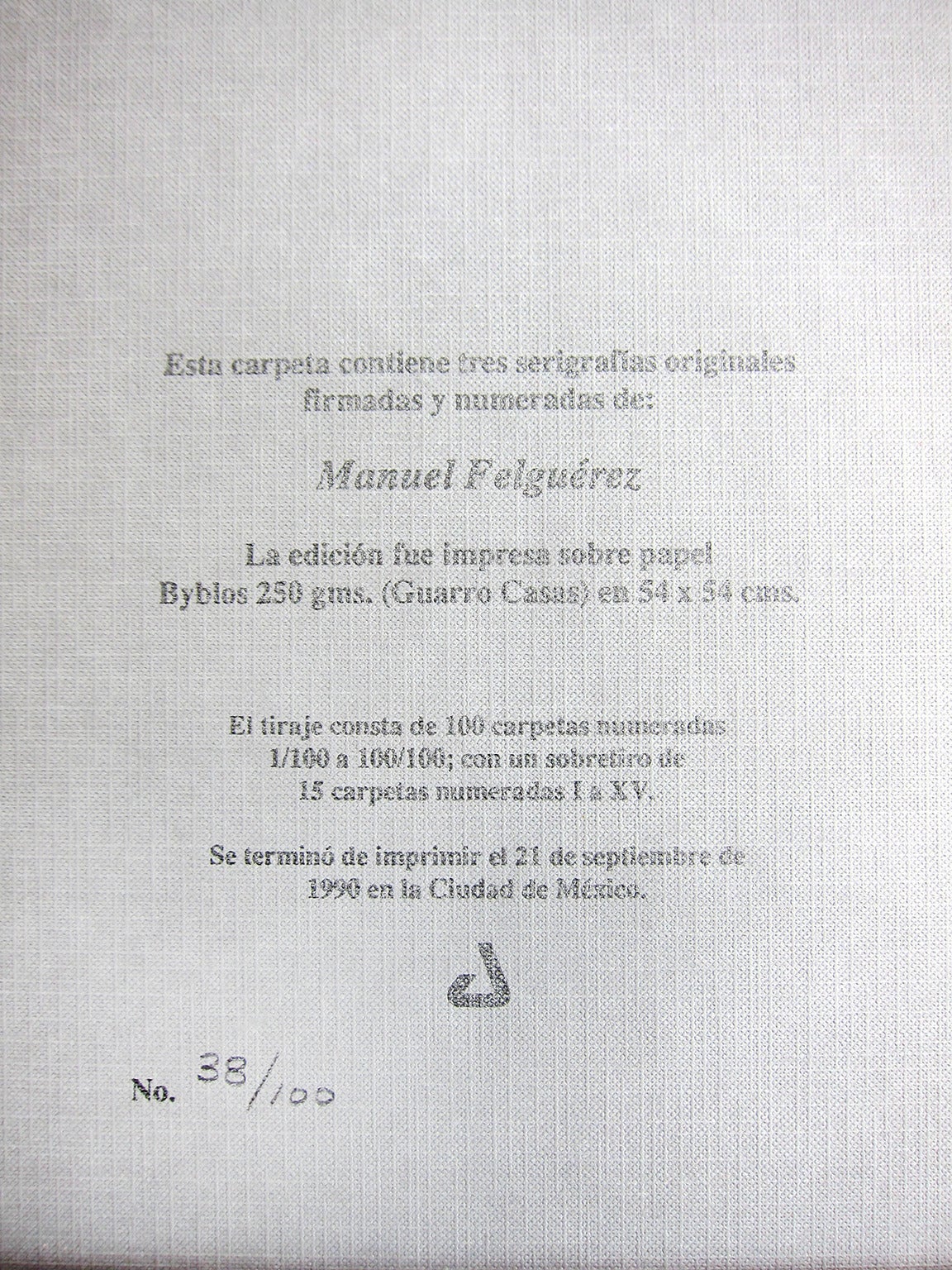 Portfolio 3 Silk Screen Prints - Manuel Felguérez For Sale 5