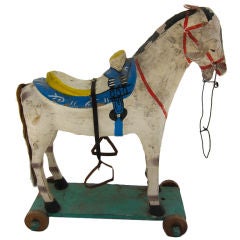 Papier Mache Toy Horse
