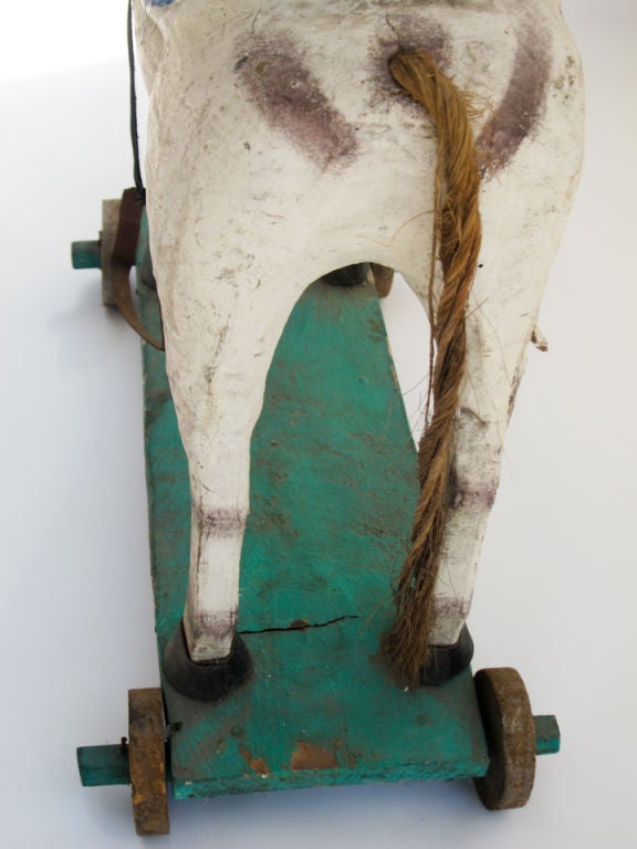 Papier Mache Toy Horse For Sale 3