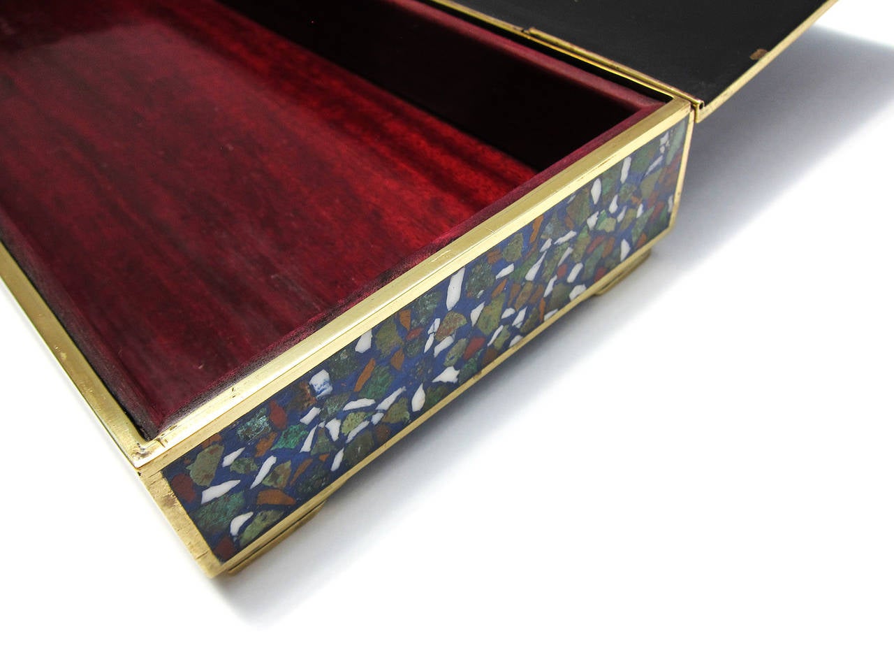 Mid-20th Century Inlaid Jewel Box, Sigi Pineda For Sale
