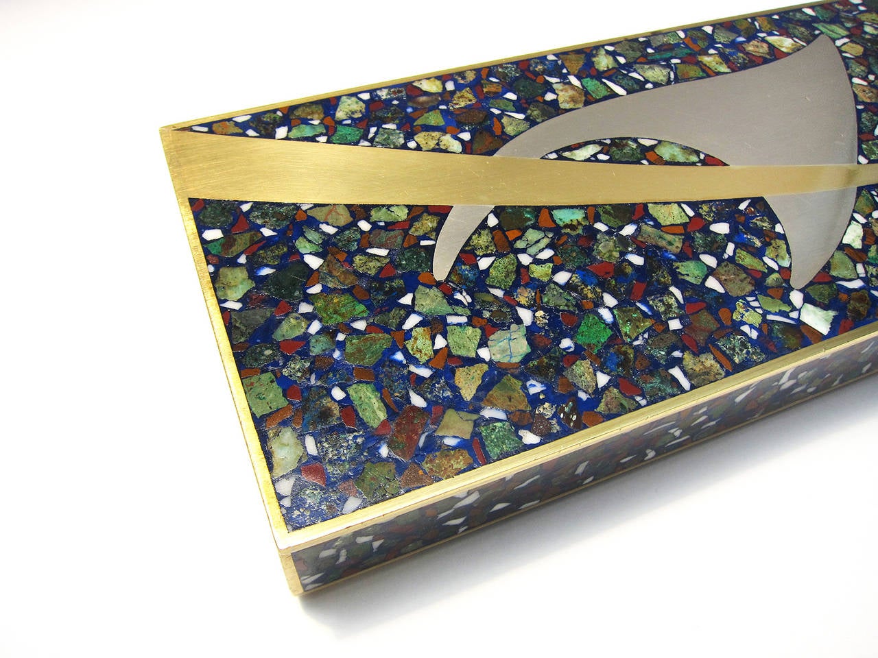 Mexican Inlaid Jewel Box, Sigi Pineda For Sale