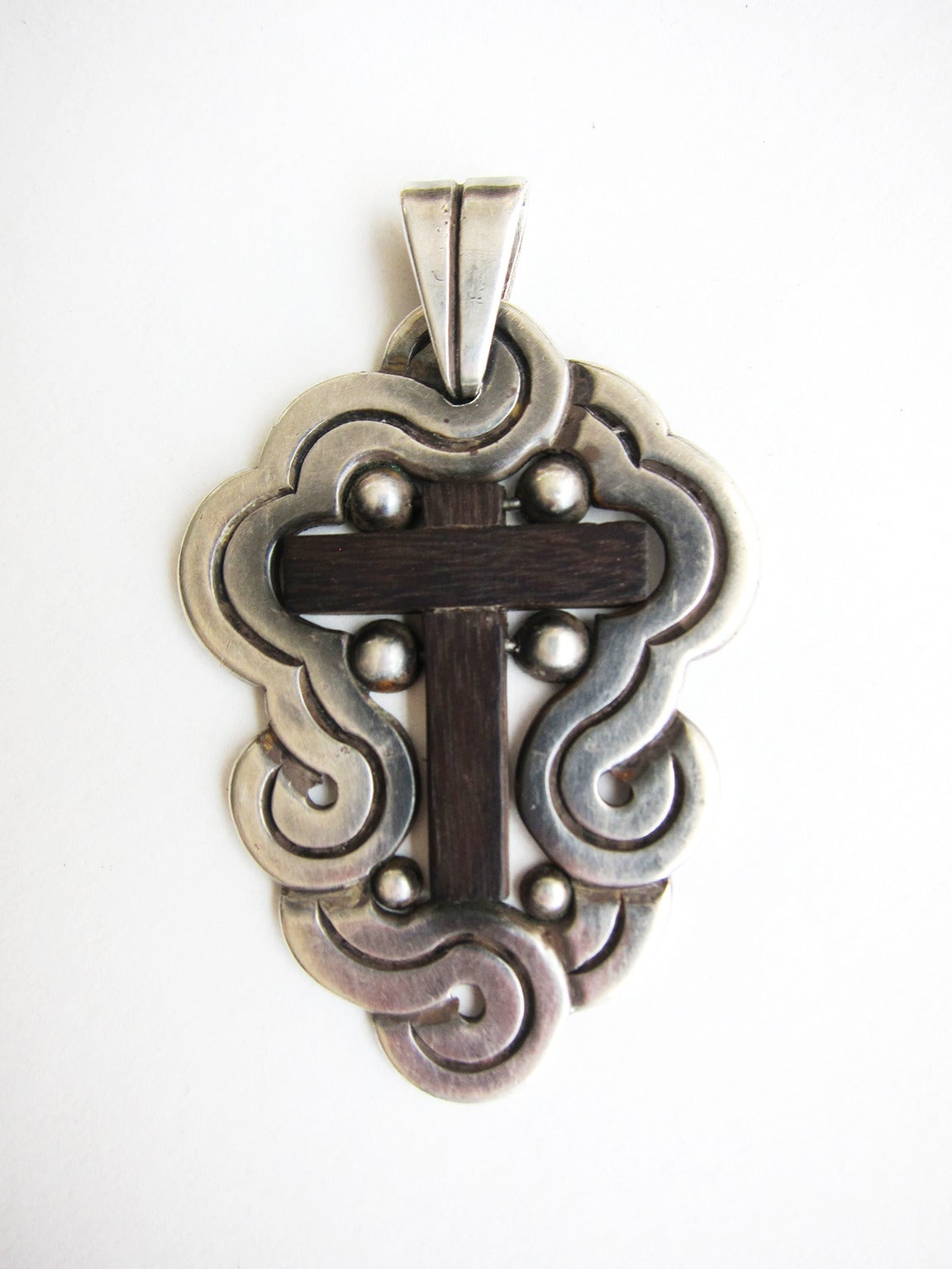 Mexican Pendant Cross by William Spratling