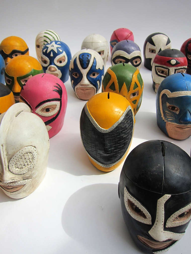 Mid-20th Century Lucha Libre Bank Collection