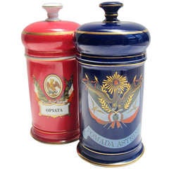 Mexican-French Apothecary Jars