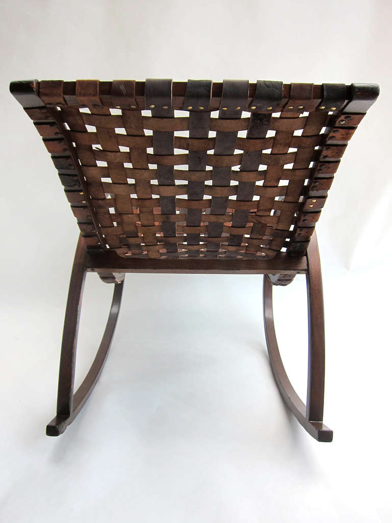 Pine Midcentury Rocker