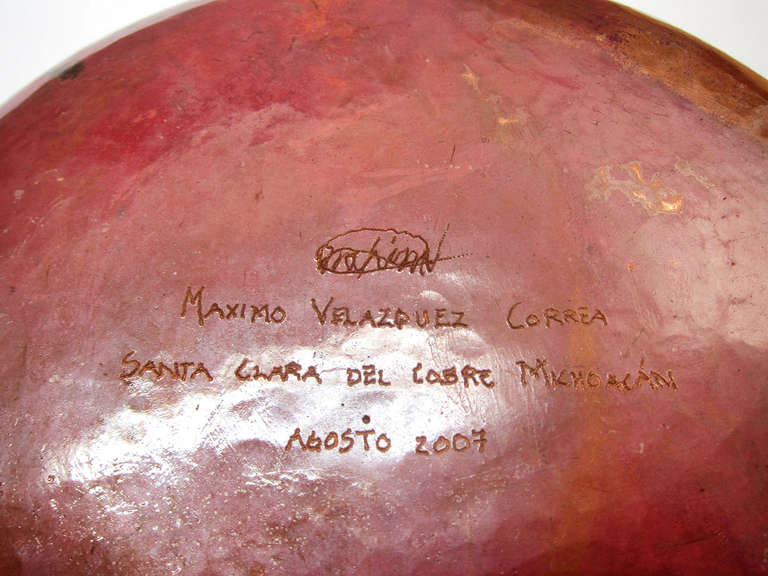 Copper Vessel by Maximo Velasquez Correa 4