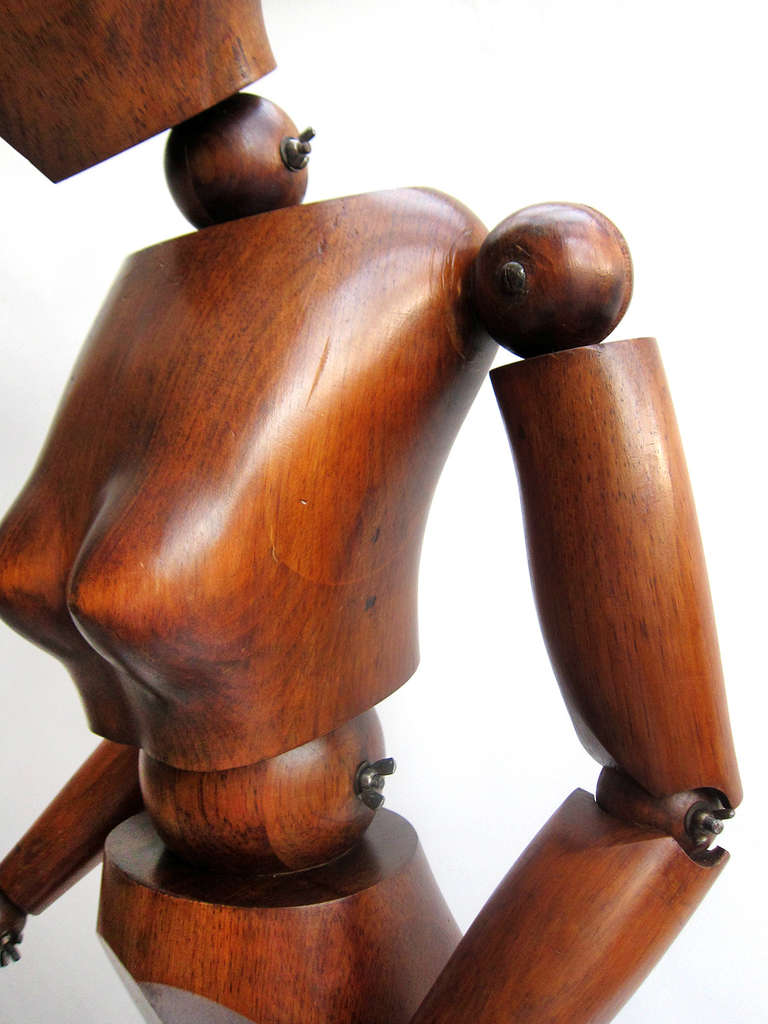 Rare Life-Size Articulated Artist Mannequin 3
