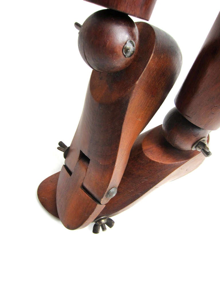 20th Century Rare Life-Size Articulated Artist Mannequin