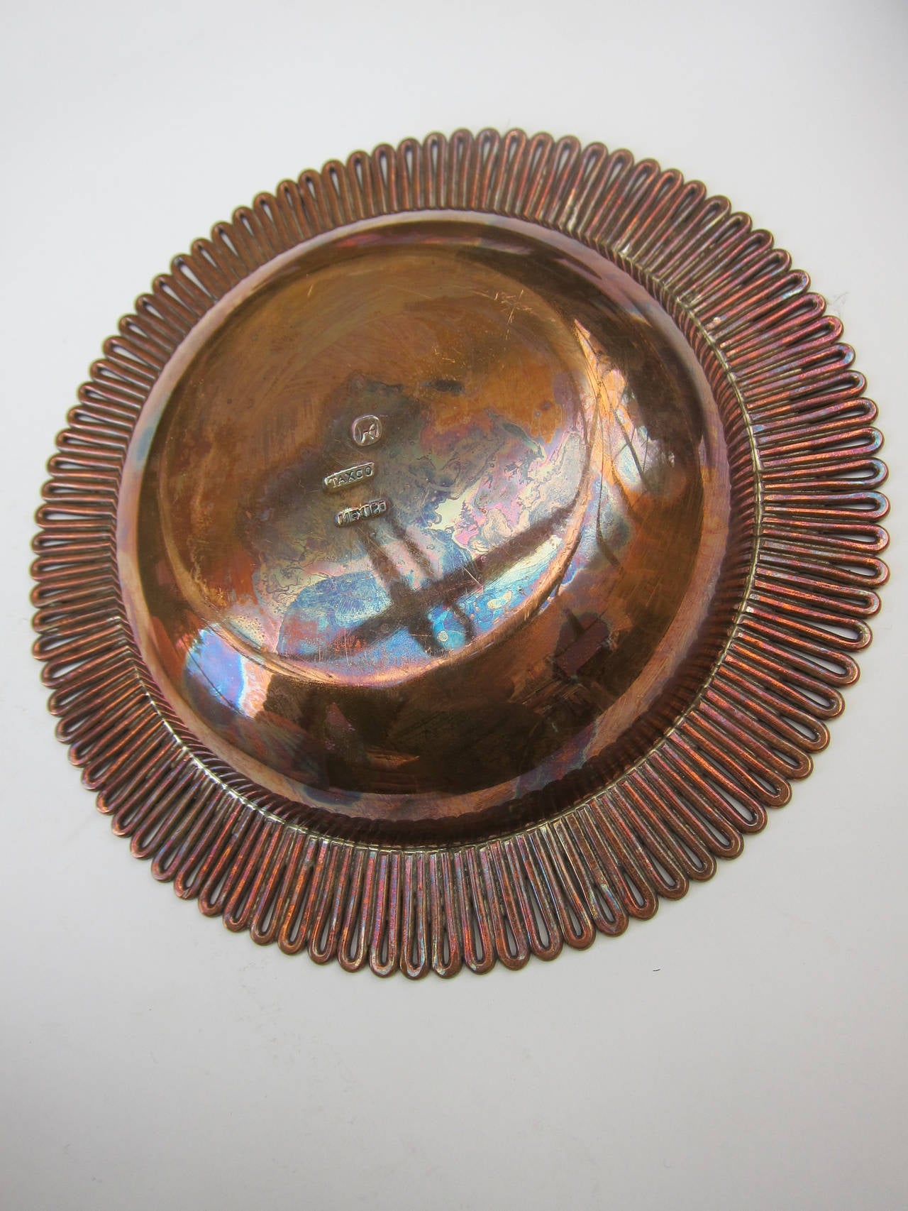 Hector Aguilar Solid Copper Serving Set, 1950s For Sale 1