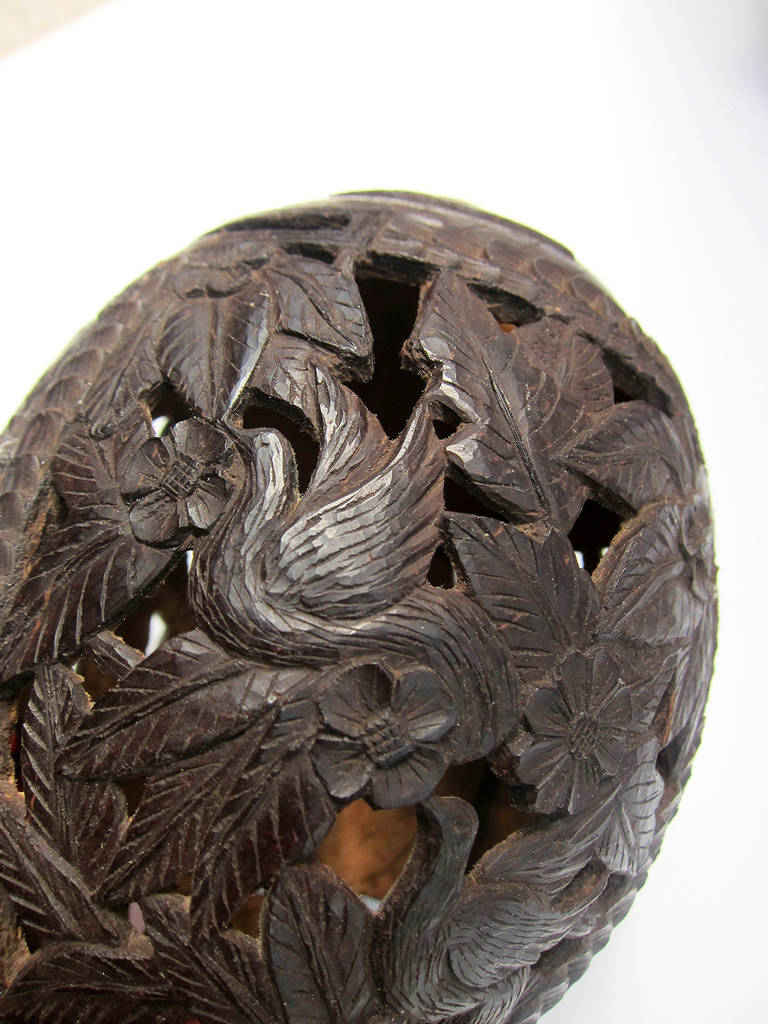 20th Century Carved Coconut Bank