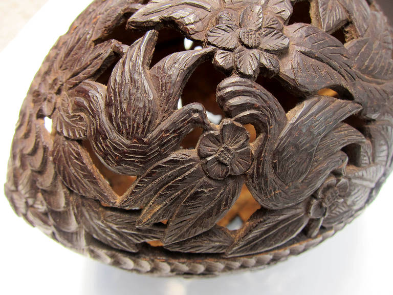 Mexican Carved Coconut Bank