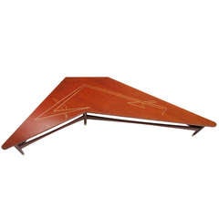 Asymmetrical Mid-Century Cocktail Table Asymmetrical Mid-Century Cocktail Table