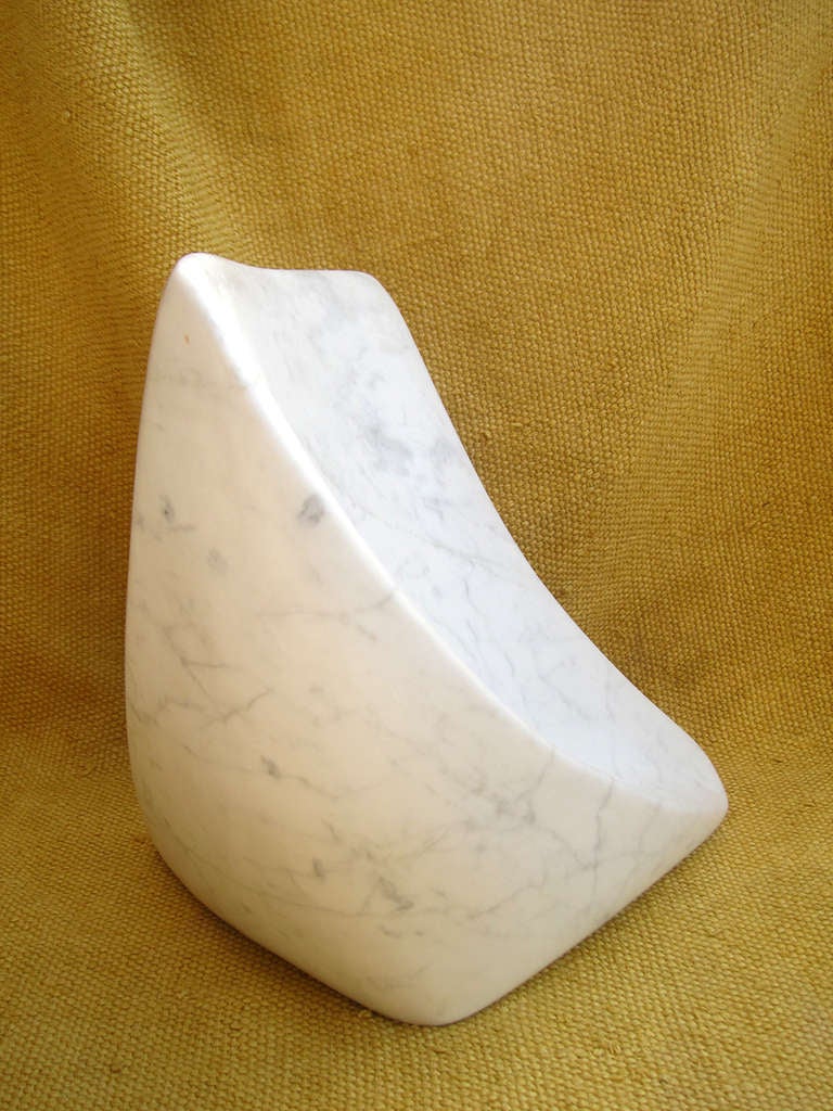 Carrara Marble Abstract Sculpture - Xavier Jansana For Sale