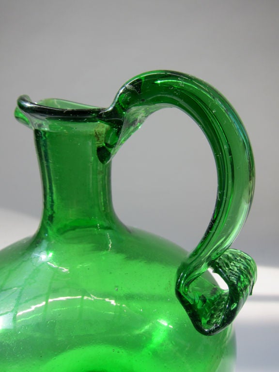 Blown Glass 1940’s Hand Blown Decanters