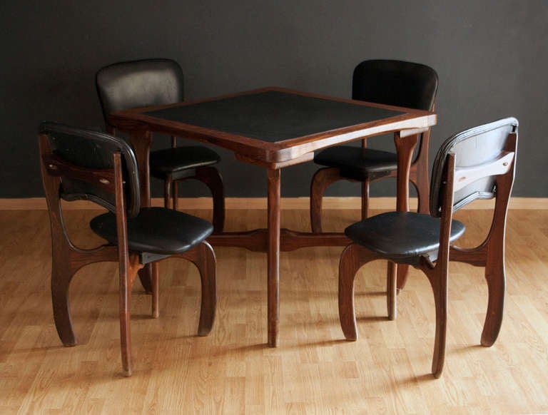 Don Shoemaker Game Table and Chairs 2