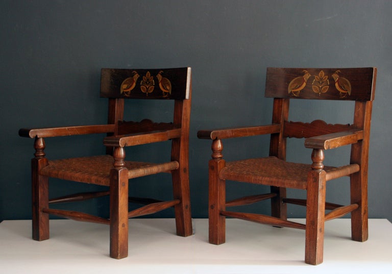 Pair of Lounge Chairs by Alejandro Rangel Hidalgo For Sale 1