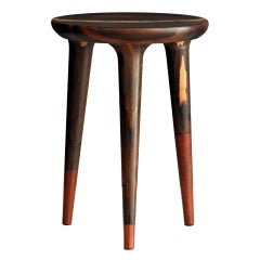 Vintage "Chamak" Stool by ITZ Mayan Wood Furniture