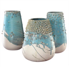 "Ceibas" ceramic vases by Adriana Diaz de Cossio