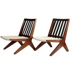 Pair of lounge chairs by Clara Porset