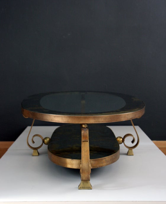 Mid-20th Century Oval Cocktail Table by Robert and Mito Block