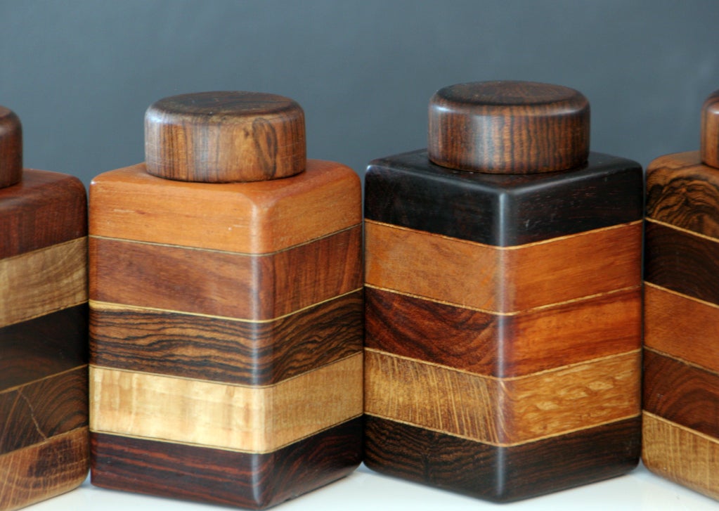 Late 20th Century Set of containers by Don Shoemaker