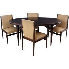 Frank Kyle Set of Dining Table and Six Chairs