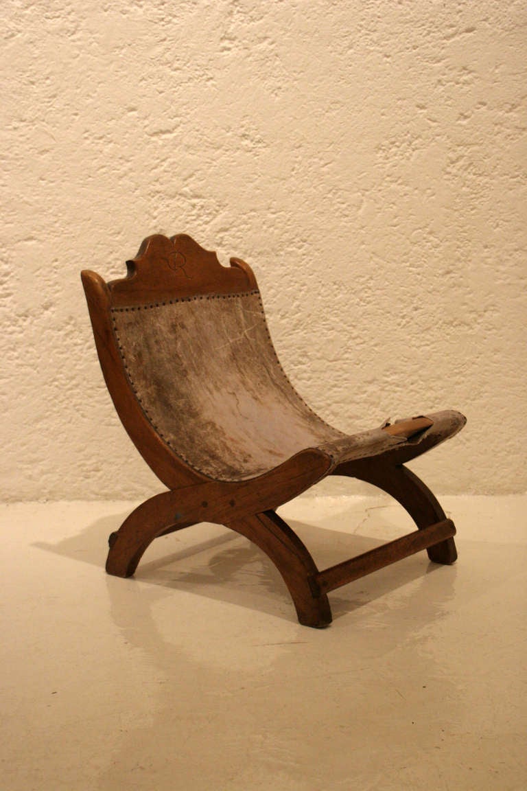 Mexican Butaque Chair from the Rosa and Miguel Covarruvias Personal Collection