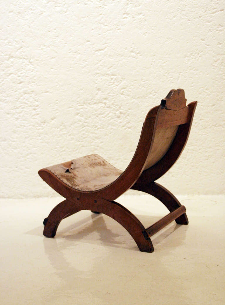 Butaque Chair from the Rosa and Miguel Covarruvias Personal Collection In Good Condition In Mexico City, DF