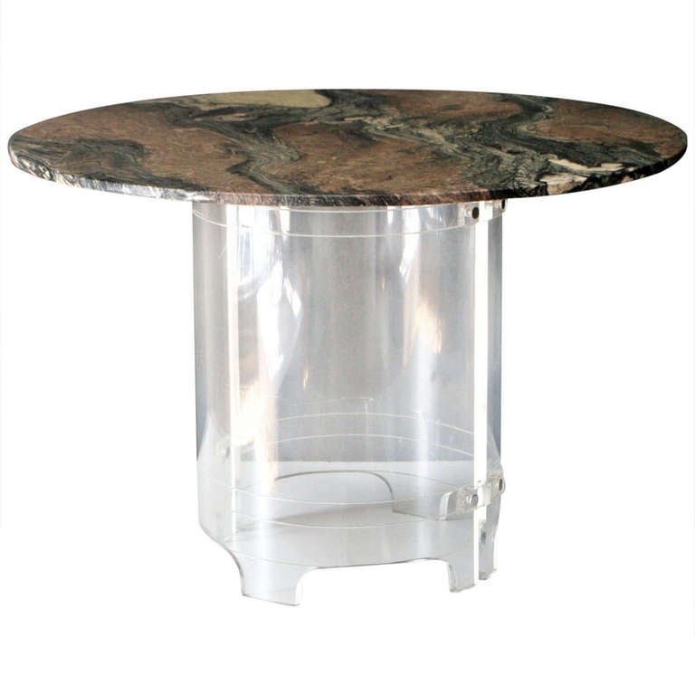Round Marble Table For Sale