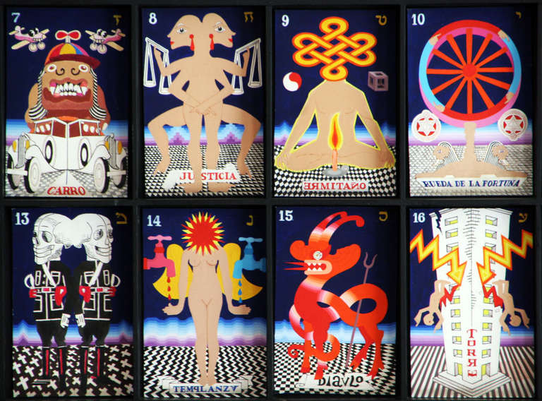 Mexican Juego de Tarot (Tarot Set) by Pedro Friedeberg For Sale