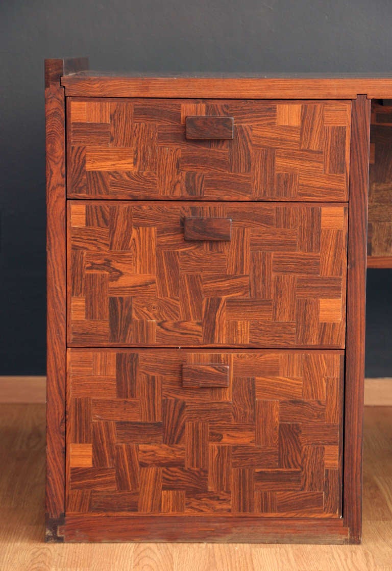 Original Don Shoemaker Desk retains the original label.