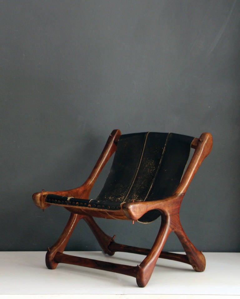 Sling chair made by Don Shoemaker