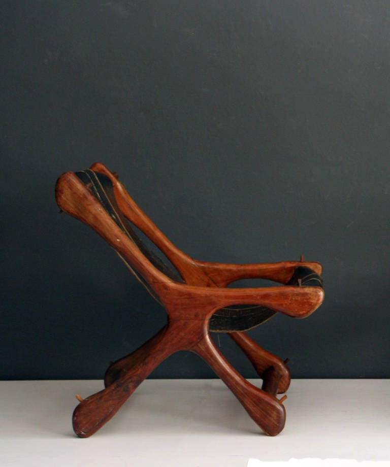 Mexican Sling Chair by Don Shoemaker For Sale