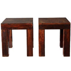 Pair of Parsons Side Tables by Don Shoemaker