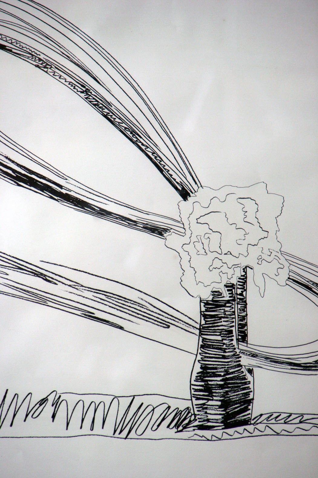 Hand Colored Flowers by Andy Warhol