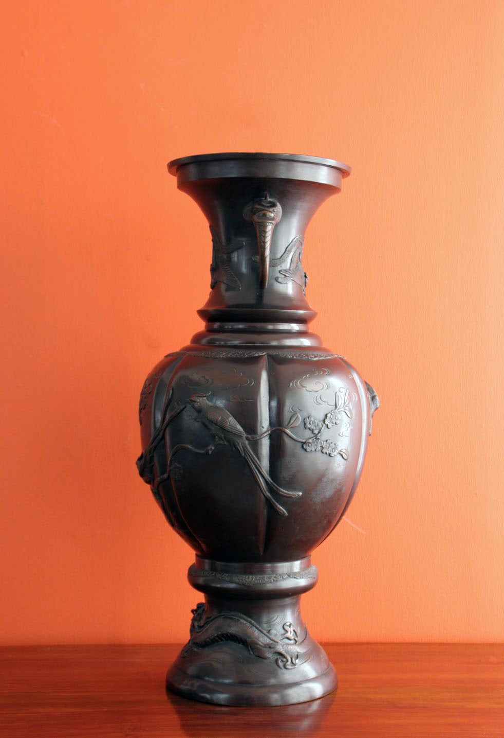 19th Century Japanese Vase by Kumeno Teitaro In Good Condition For Sale In Mexico City, DF